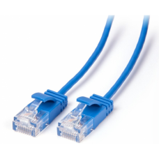 2M ULTRA SLIM CAT6 NETWORK CABLE BLUE