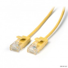 2M ULTRA SLIM CAT6 NETWORK CABLE YELLOW