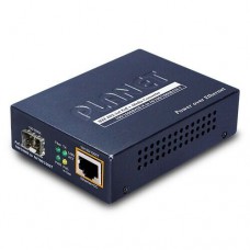 Planet 100/1000BASE-X to 10/100/1000BASE-T 802.3at PoE Media Converter GTP-805A