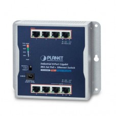 Planet Industrial 8-Port 10/100/1000T Wall-mounted Gigabit PoE+ Switch
