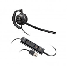 Plantronics EncorePro HW535 USB Over-The-Ear Wideband Monaural Corded USB Headset, UC & Microsoft/Skype Compatible