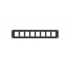 19-Inch Rack Adapter for Single & Double Wall Plate Inserts