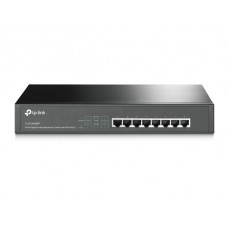 TP-LINK 8 PORT SMART DESKTOP AND RACKMOUNT SWITCH GbE(8), POE+(8), 5YR